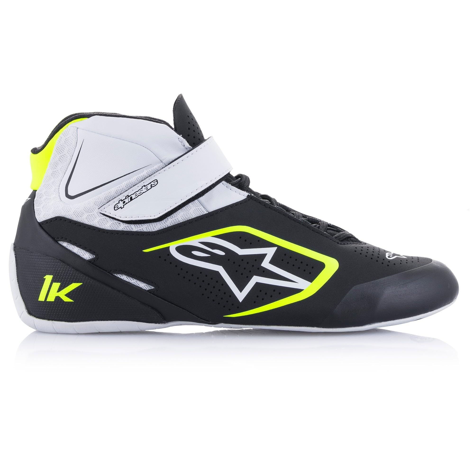 Foto 4 | Zapatillas Alpinestars Tech-1 K V2 Negro/blanco/amarillo Talla 8.5 - Venta Internacional.