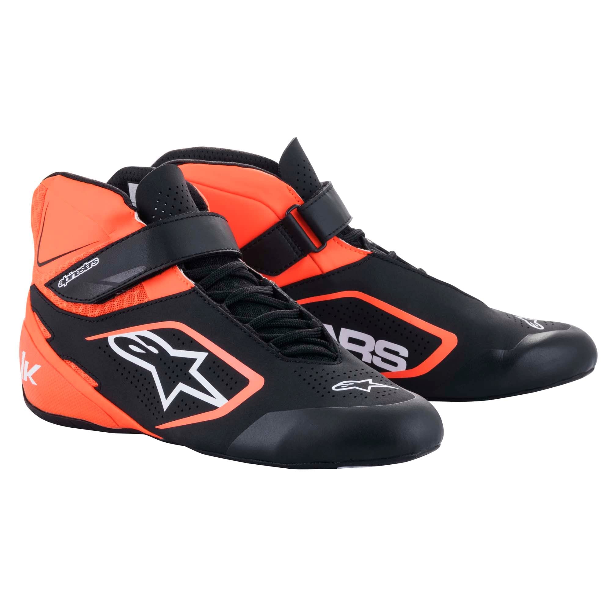 Foto 2 pulgar | Zapatos Alpinestars Tech-1 K V2 Blk Ong Fl Wht Para Carreras De Karts - Venta Internacional.
