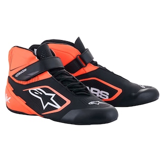 Foto 1 | Zapatos Alpinestars Tech-1 K V2 Blk Ong Fl Wht Para Carreras De Karts - Venta Internacional.