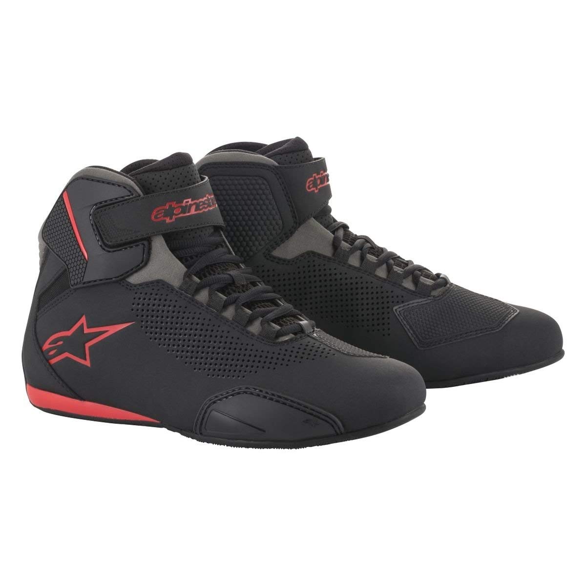 Foto 2 pulgar | Zapato De Moto Alpinestars Sektor Vented Para Hombre Negro/gris/rojo - Venta Internacional.