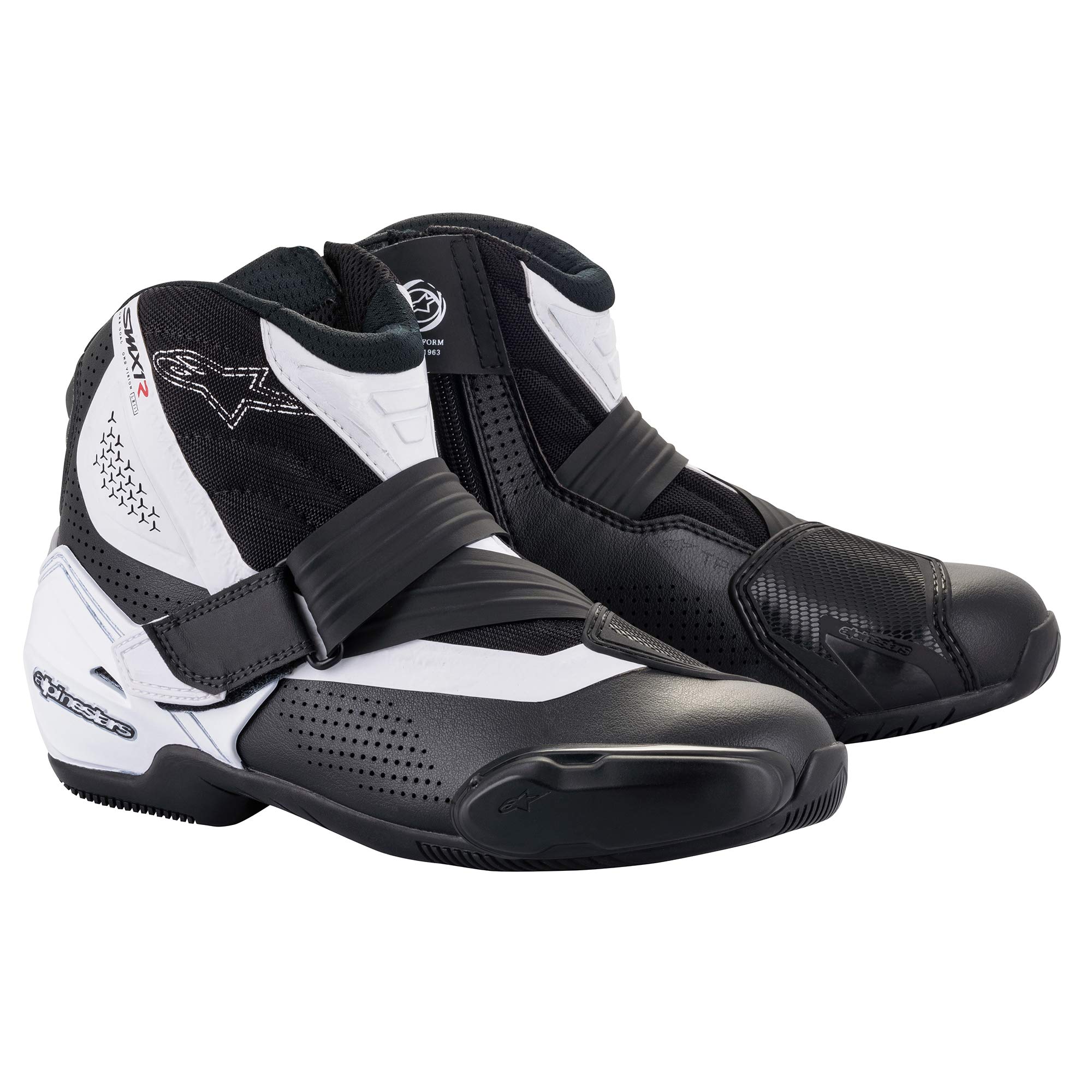 Foto 1 | Botas De Moto Alpinestars Smx-1 R V2 Ventiladas En Negro/blanco 40 - Venta Internacional.