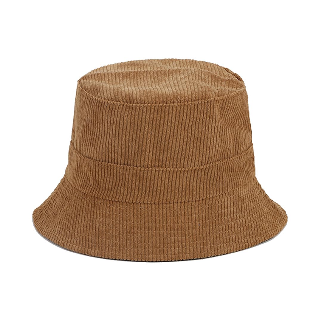 Foto 2 pulgar | Sombrero De Pescador Quanhaigou, De Pana, Reversible, Unisex, Color Camel - Venta Internacional.