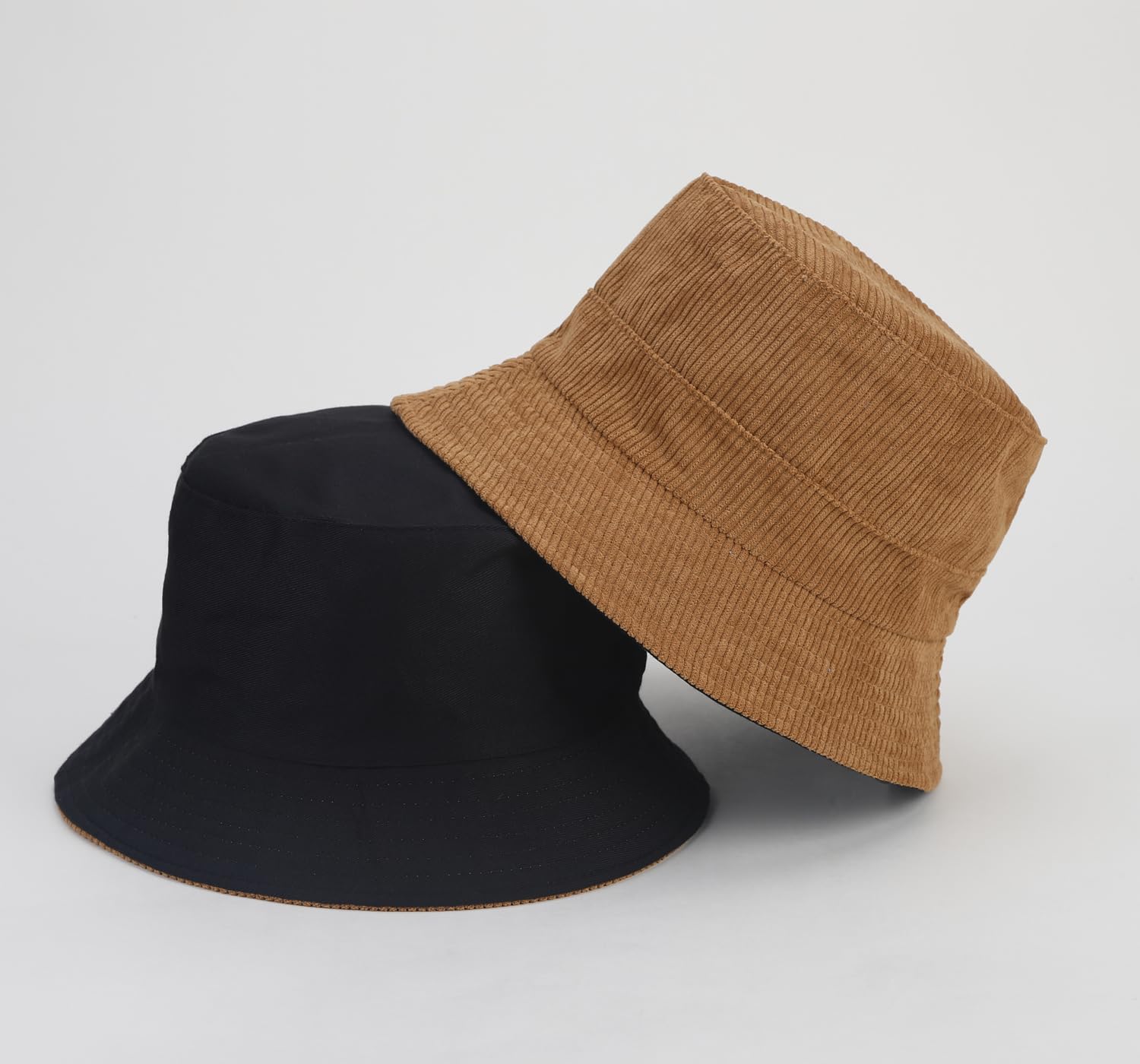 Foto 2 | Sombrero De Pescador Quanhaigou, De Pana, Reversible, Unisex, Color Camel - Venta Internacional.