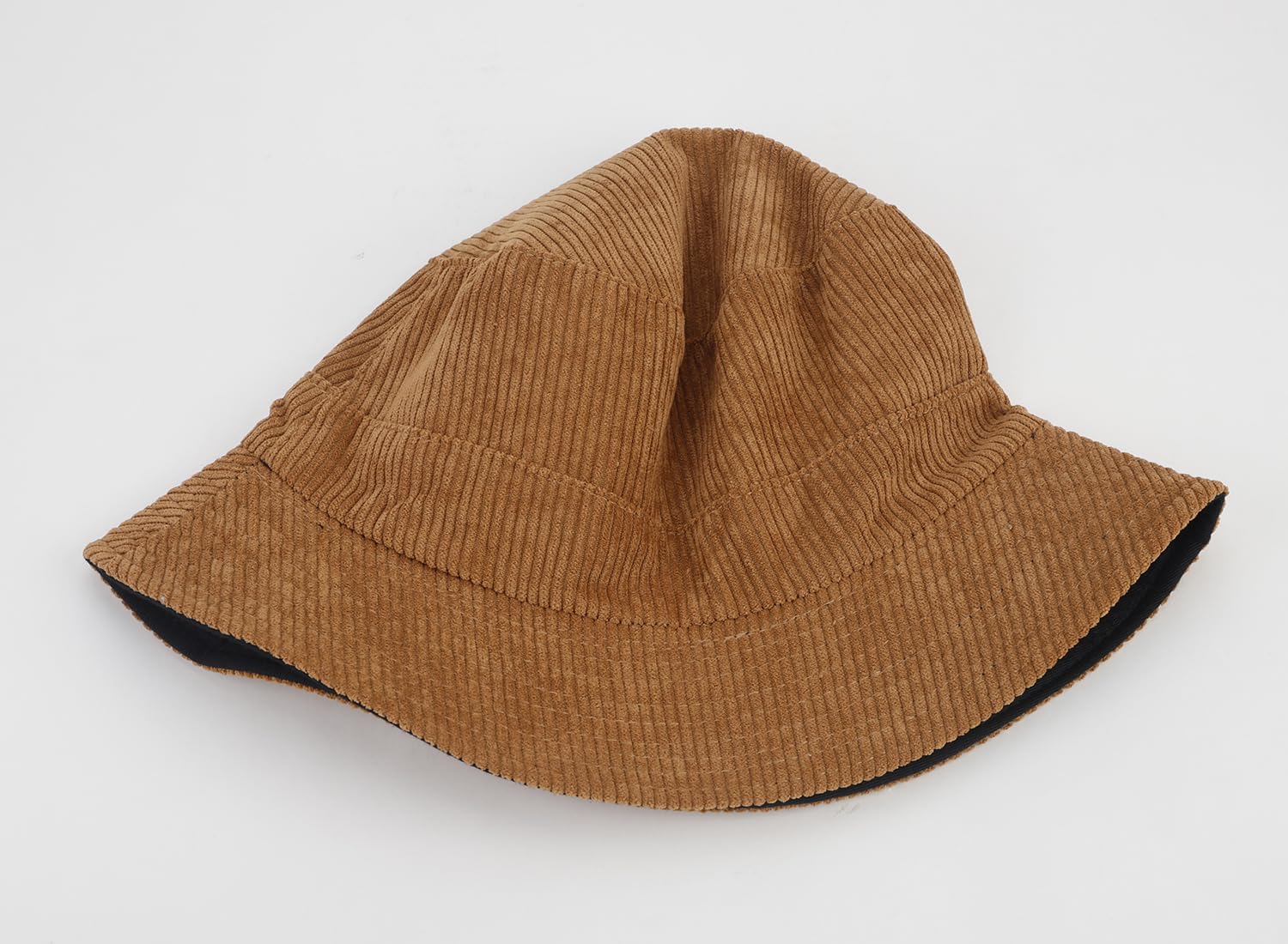 Foto 5 pulgar | Sombrero De Pescador Quanhaigou, De Pana, Reversible, Unisex, Color Camel - Venta Internacional.