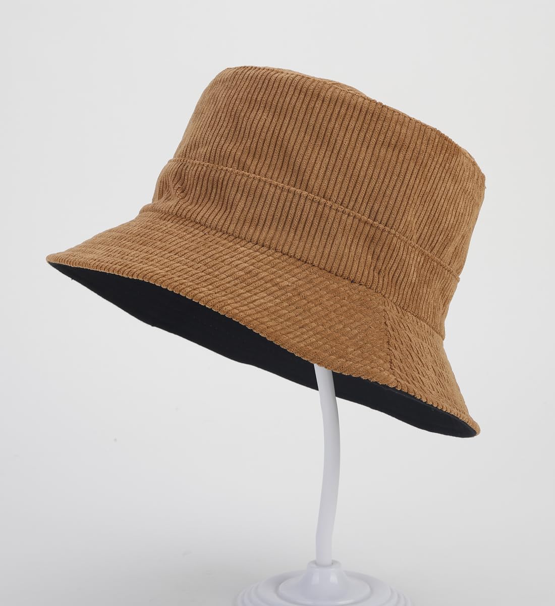 Foto 6 pulgar | Sombrero De Pescador Quanhaigou, De Pana, Reversible, Unisex, Color Camel - Venta Internacional.