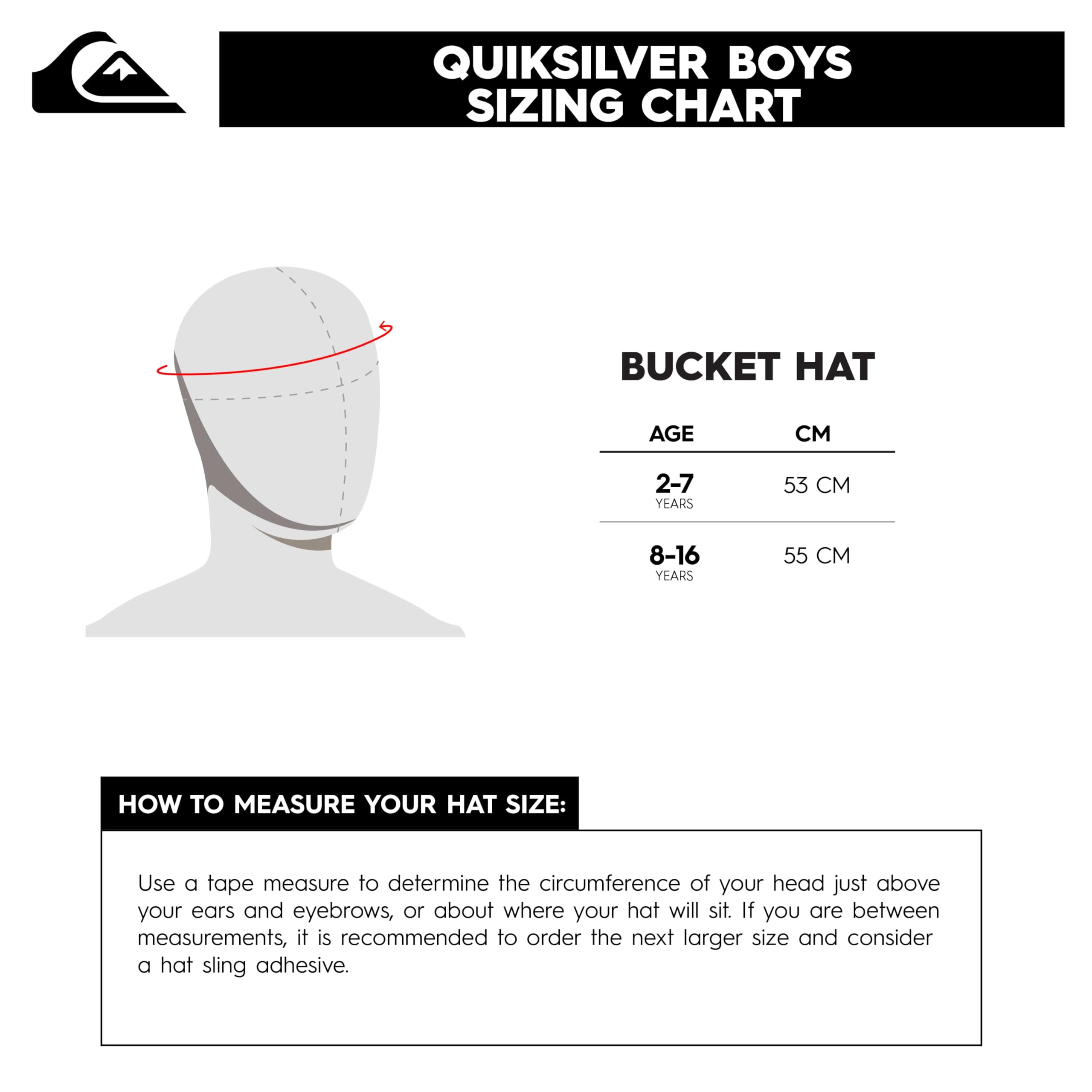 Foto 8 pulgar | Sombrero De Pescador Quiksilver Para Niños Bushmaster Sun Black - Venta Internacional.