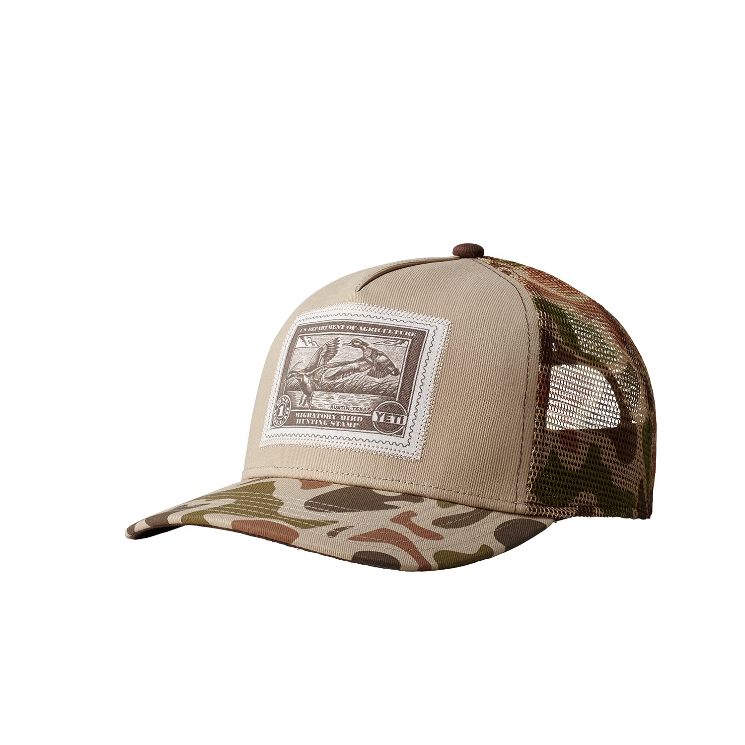 Foto 2 | Gorra De Camionero Yeti Con Estampado De Pato Sharptail, Color Topo Y Camuflaje, Unisex - Venta Internacional.