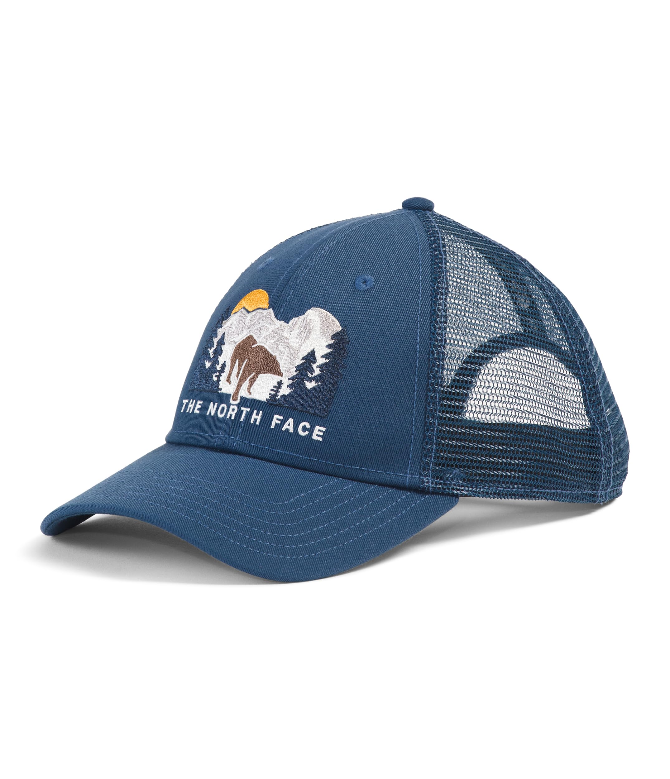 Foto 2 pulgar | Gorro The North Face Bordado Mudder Trucker Shady Blue - Venta Internacional.