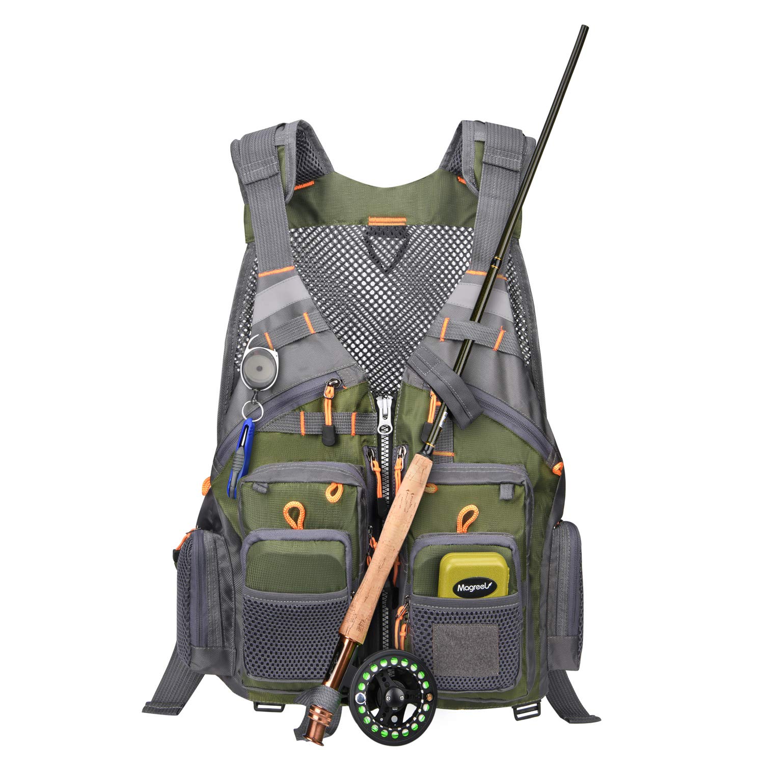 Foto 2 pulgar | Chaleco De Pesca Gonex Fly Para Hombre Y Mujer Con Múltiples Bolsillos - Venta Internacional.