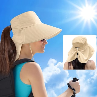 Foto 2 | Sombrero Con Visera, Protección Uv Unitalla Eo Safe Imports Esi-19700 Beige