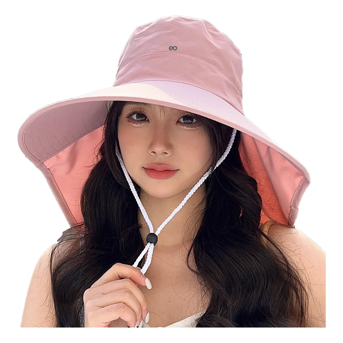 Foto 3 pulgar | Sombrero Con Visera, Protección Uv Unitalla Eo Safe Imports Esi-19701 Rosa