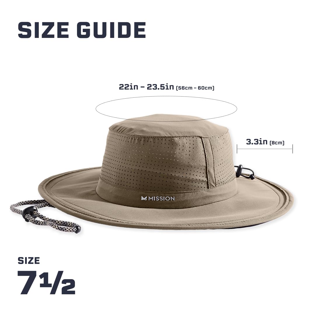 Foto 5 pulgar | Sombrero Boonie Mission Cooling Upf 50+ Para Senderismo  Playa Y Pesca - Venta Internacional.