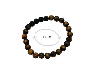 Foto 4 | Pulsera Mask Artesanal Ojo de Tigre Café