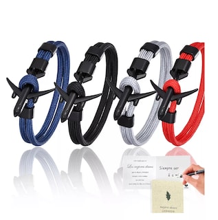 Foto 2 | Pulseras Belug 4 Piezas para Hombre