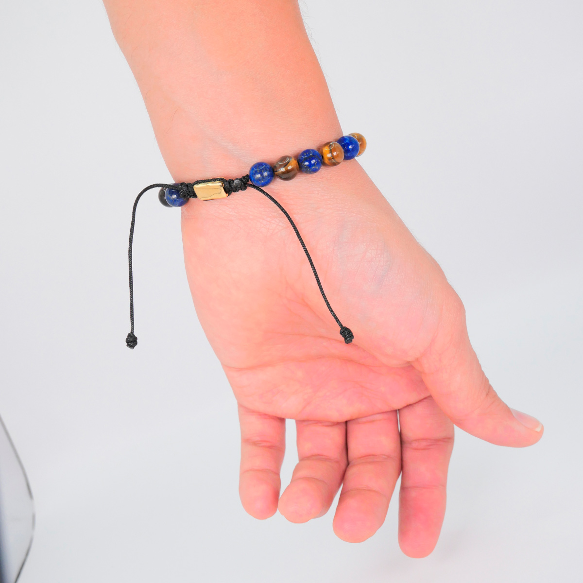 Foto 5 | Pulsera Ojo Turco Plata .925 Lapislázuli Y Ojo De Tigre