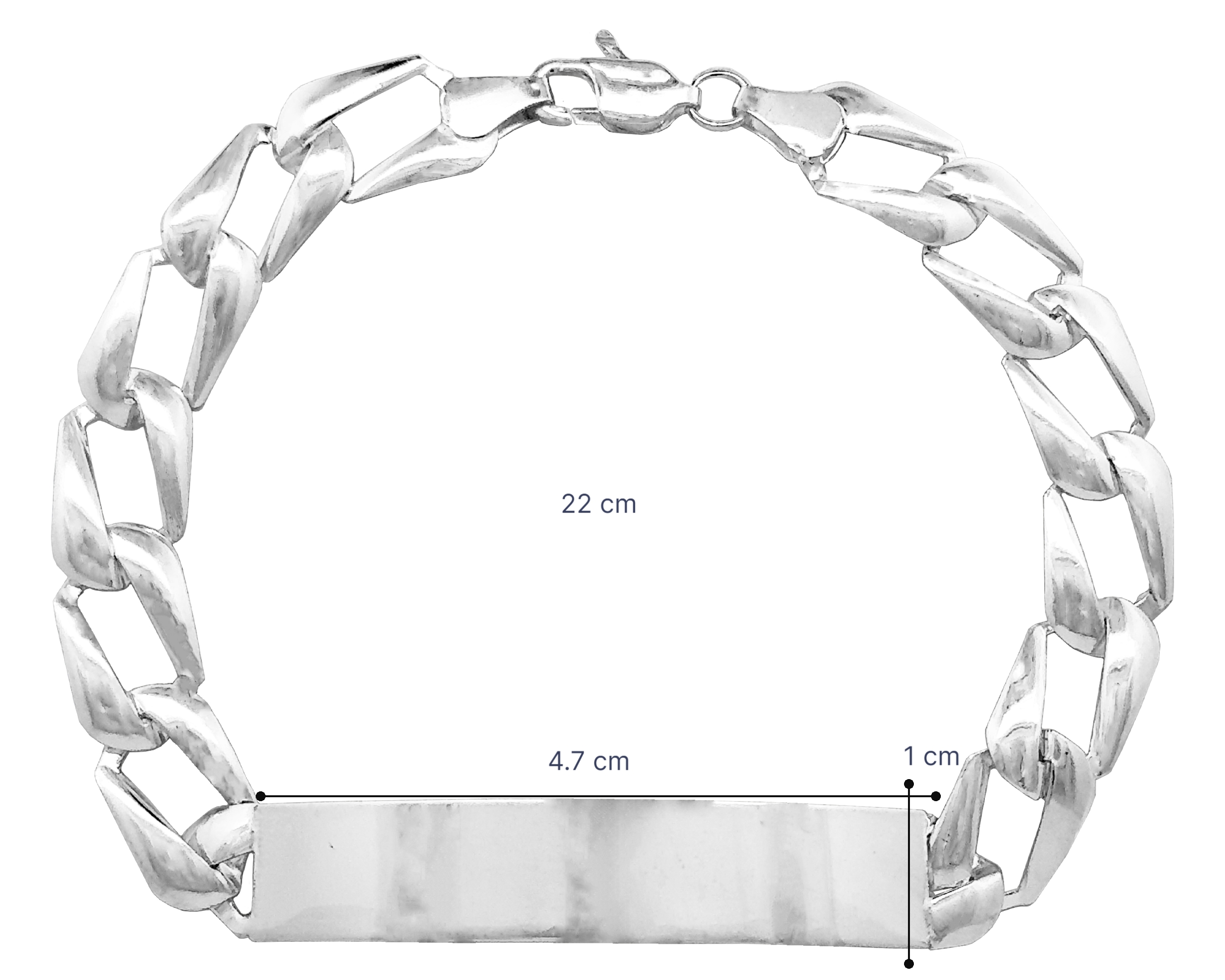 Foto 6 | Esclava Troquelada Caballero 21cm Horoz Plata .925 Cp624