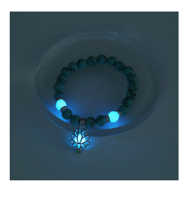 Foto 5 pulgar | 1 Par Pulsera Luminosa De Flor De Loto Para Parejas Brilla Wünd