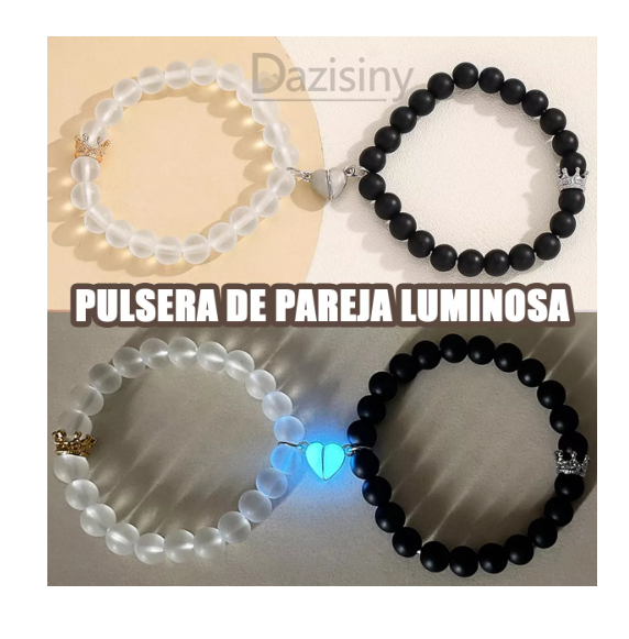 Foto 5 pulgar | Pulsera de Parejas Wünd Imán