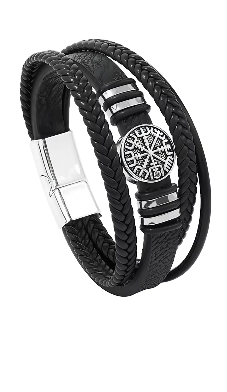 Foto 2 pulgar | Ulsera Cuero Vikinga Xtellar Color Negro