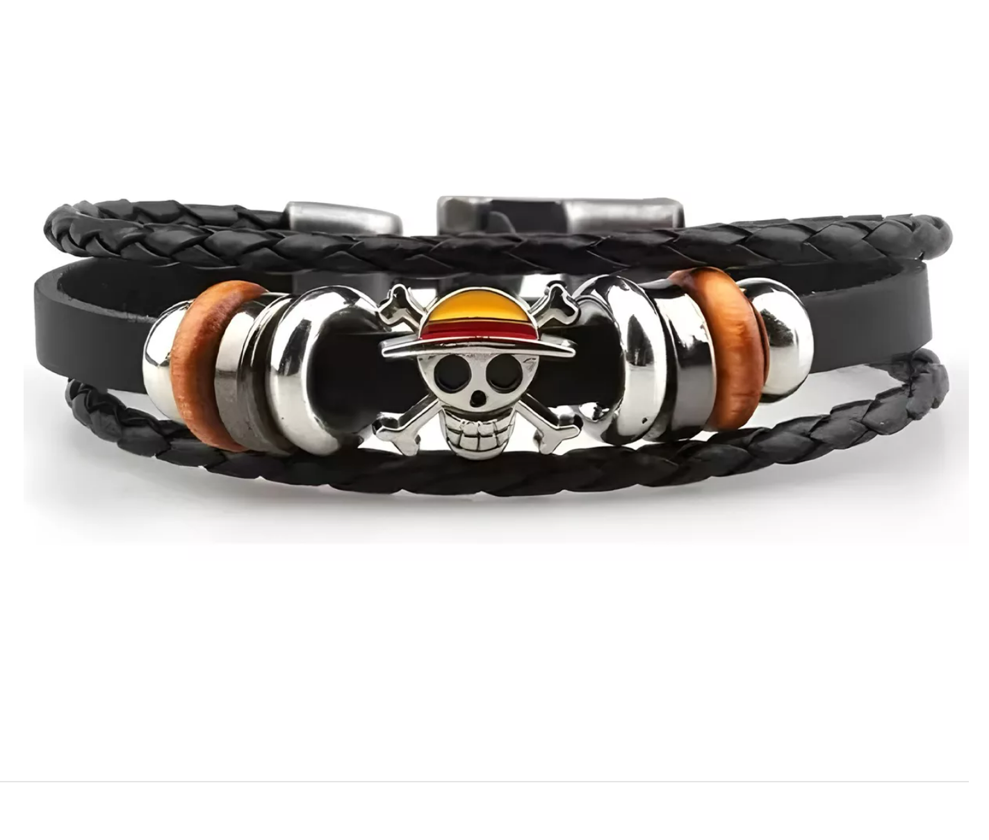 Foto 2 pulgar | Pulsera Monkey D. Luffy Cosplay Logotipo Anime One Piece Xtellar