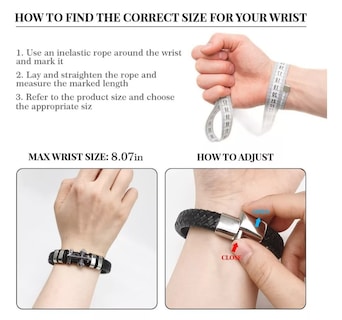 Foto 4 | Set De 5 Pulseras Xtellar Para Hombre Magnéticas