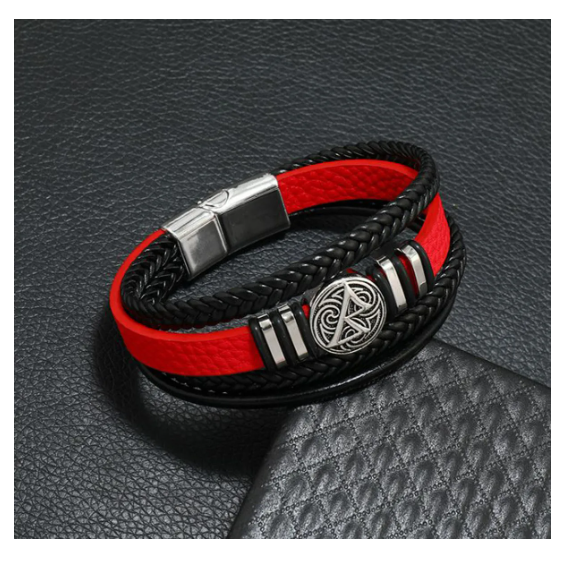 Foto 2 | Pulsera de Cuero Xtellar  21 cm