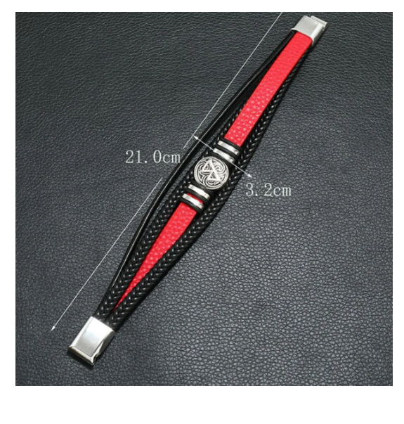 Foto 5 pulgar | Pulsera de Cuero Xtellar  21 cm