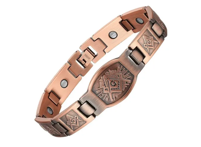 Foto 2 pulgar | Pulsera Xtellar De Terapia De Cobre Puro Magnético De Neodimio