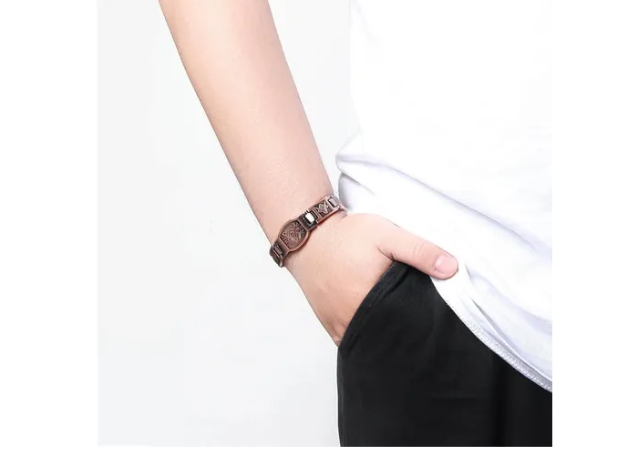 Foto 4 pulgar | Pulsera Xtellar De Terapia De Cobre Puro Magnético De Neodimio