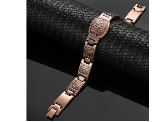 Foto 6 pulgar | Pulsera Xtellar De Terapia De Cobre Puro Magnético De Neodimio