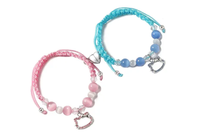 Foto 2 pulgar | Pulsera Xtellar Pareja Magnético Dibujos Animados Regalo Encantador