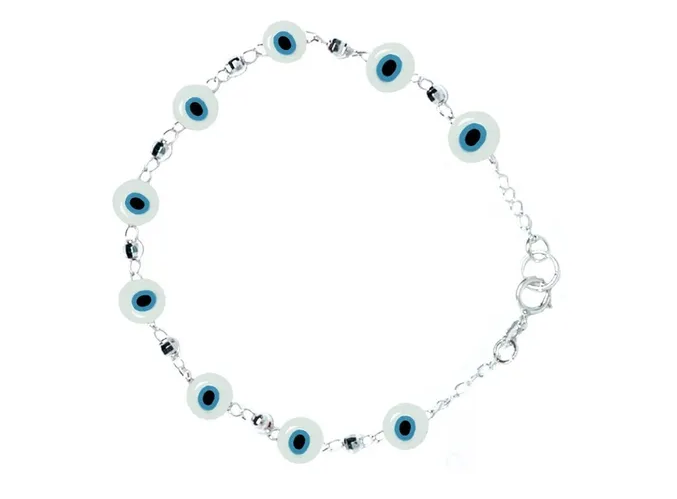 Foto 2 pulgar | Pulsera Xtellar Ojo Turco Plata 925