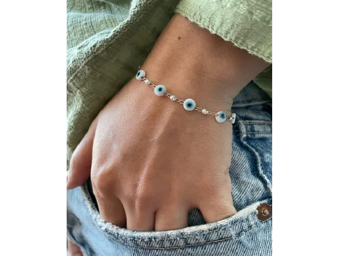 Foto 2 | Pulsera Xtellar Ojo Turco Plata 925