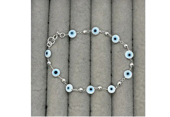 Foto 4 pulgar | Pulsera Xtellar Ojo Turco Plata 925