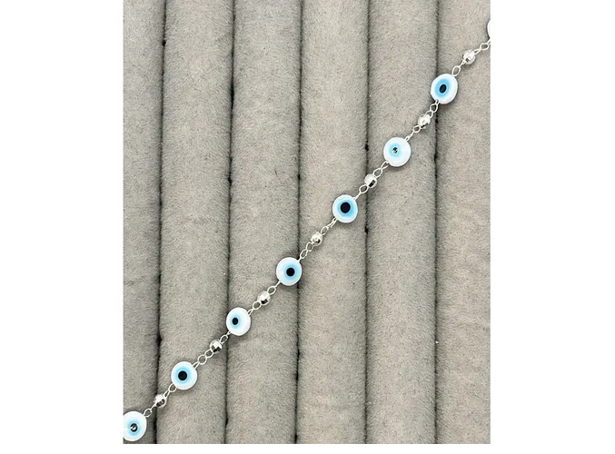 Foto 5 pulgar | Pulsera Xtellar Ojo Turco Plata 925
