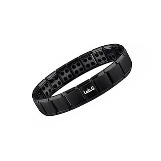 Foto 1 | Pulsera Brazalete Acero Titanio Imanes Para Hombre Lab.g Negro