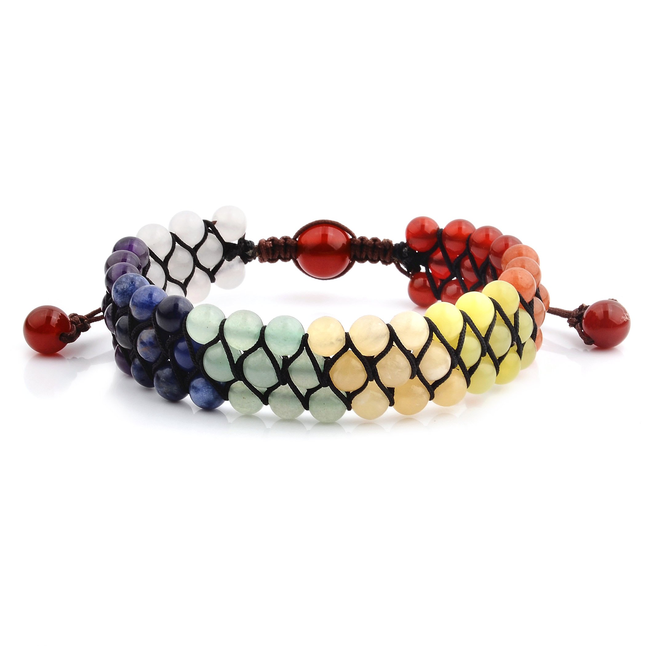 Foto 2 pulgar | Pulsera West Coast Jewelry Con Piedras Naturales Multicolores Para Hombre - Venta Internacional.