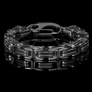 Foto 4 | Pulsera West Coast Jewelry Crucible De Acero Bizantino De 11 Mm - Venta Internacional.