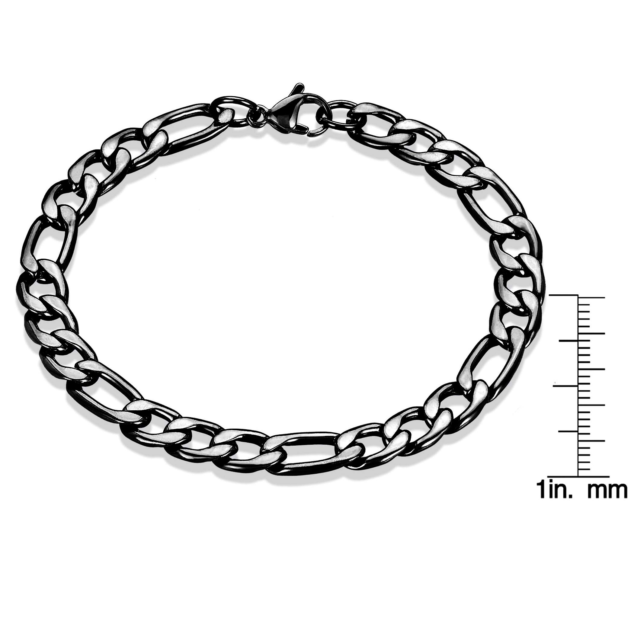 Foto 3 | Pulsera West Coast Jewelry Figaro Chain De Acero Inoxidable - Venta Internacional.