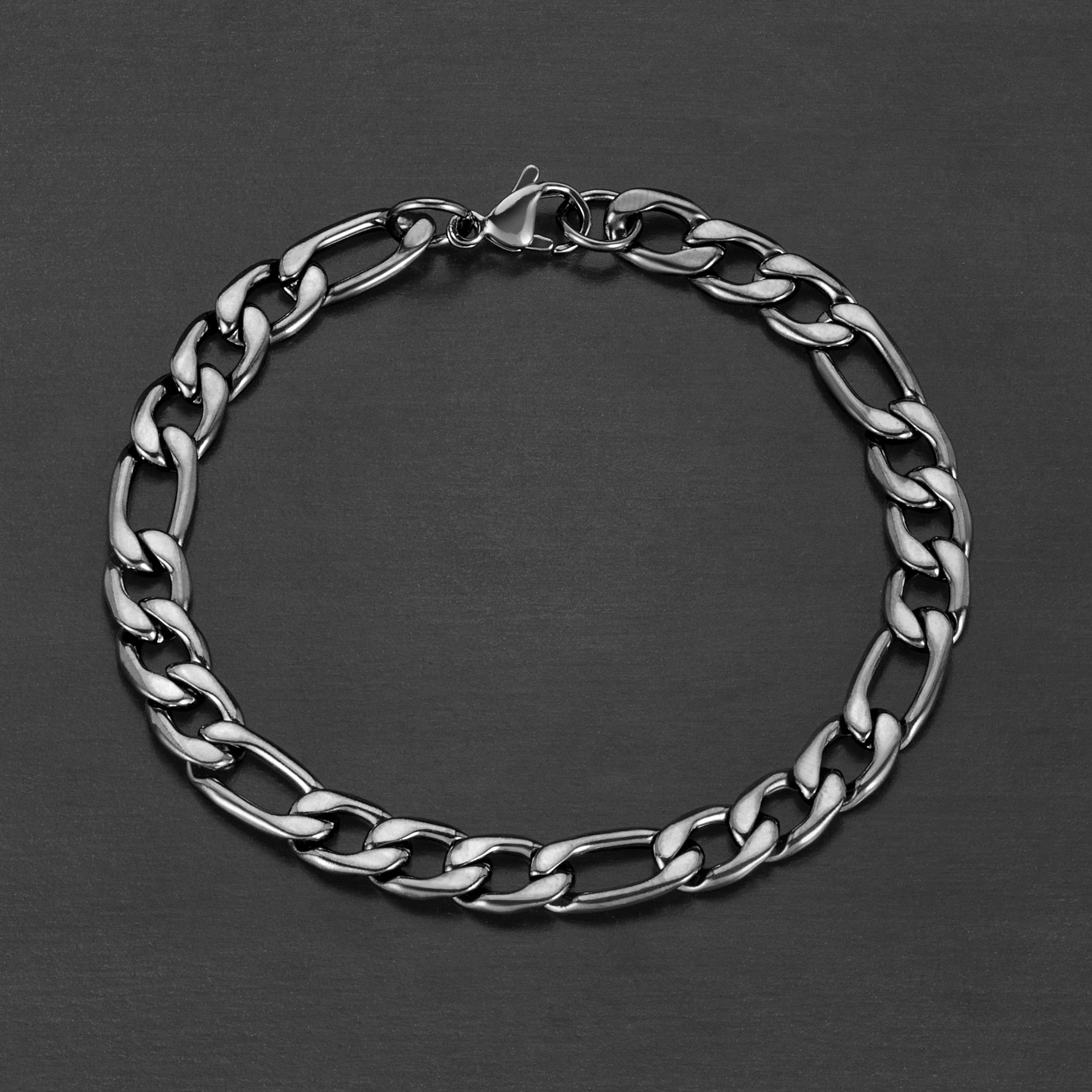 Foto 5 | Pulsera West Coast Jewelry Figaro Chain De Acero Inoxidable - Venta Internacional.