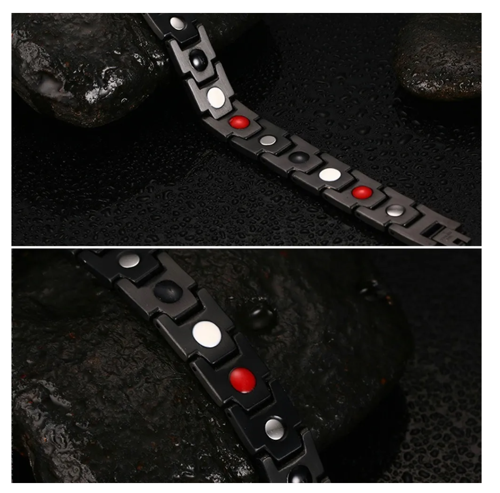 Foto 6 pulgar | Moda Magnética-turm Terapia Salud Ajustable Pulseras 2piezas