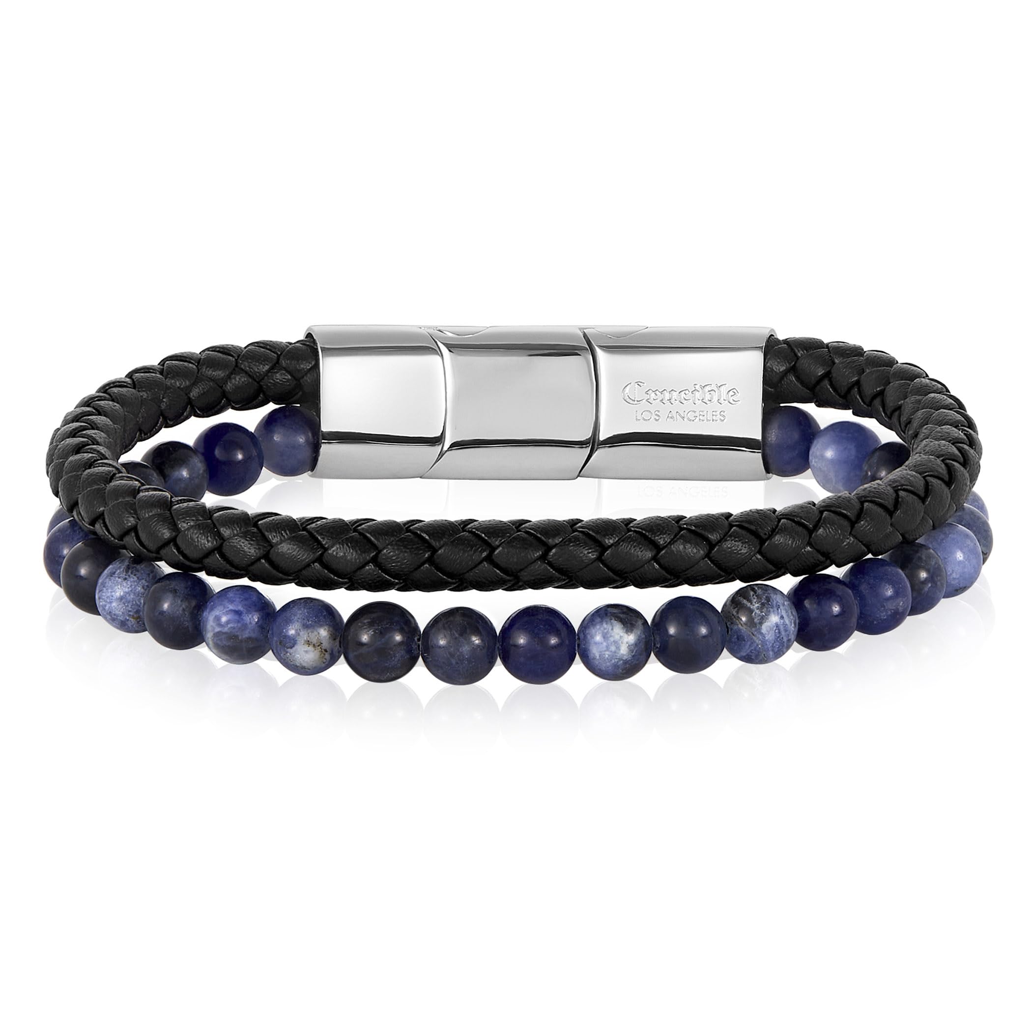 Foto 1 | Pulsera West Coast Jewelry Con Cuentas De Piedra De Sodalita Crisol - Venta Internacional.