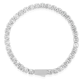 Foto 2 | Pulsera De Tenis West Coast Jewelry Crucible Para Hombre, Acero, 8 Pulgadas - Venta Internacional.