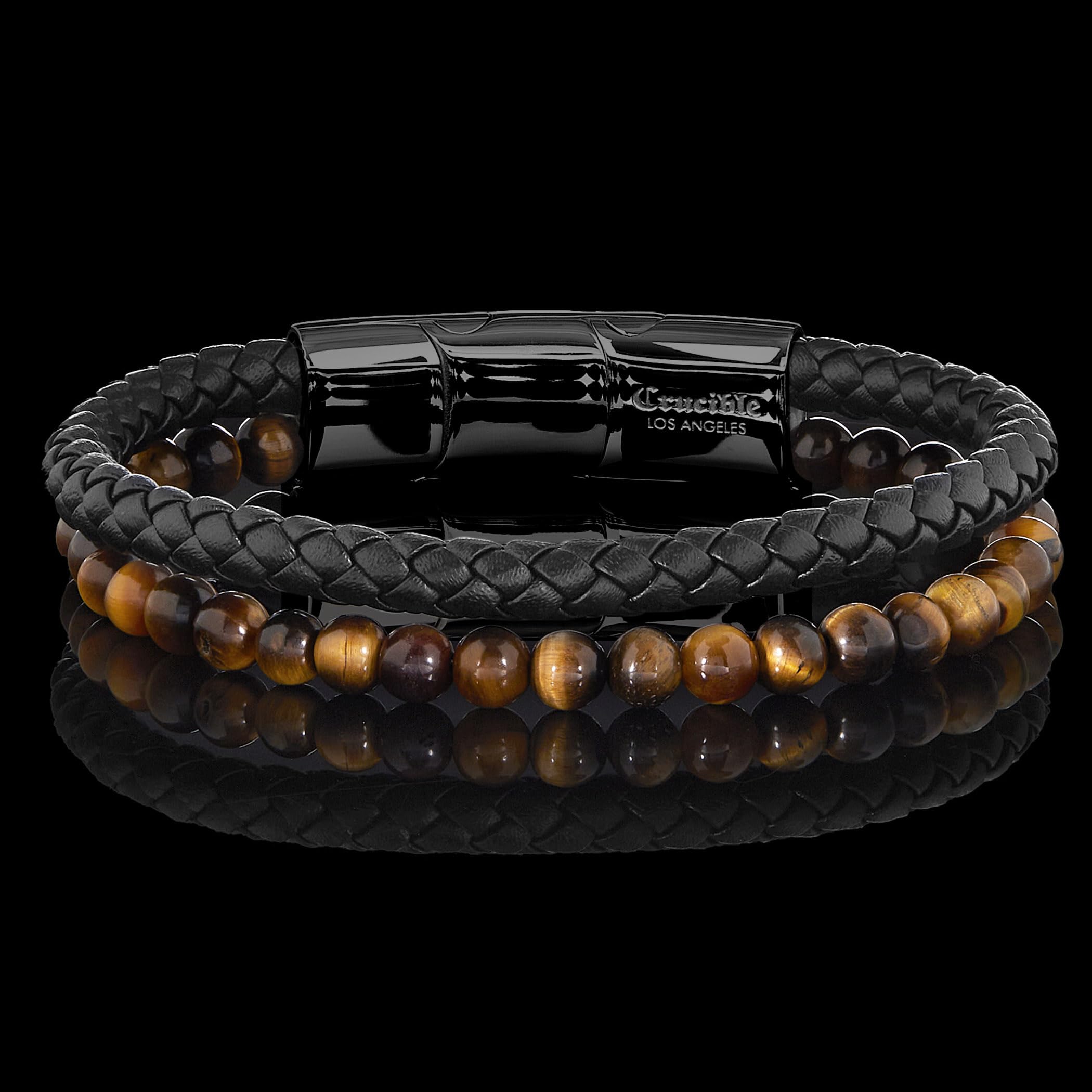 Foto 4 pulgar | Pulsera West Coast Jewelry Crisol Con Forma De Ojo De Tigre - Venta Internacional.