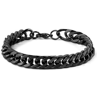 Foto 1 | Pulsera West Coast Jewelry De Acero Inoxidable Chapada En Negro Para Hombre - Venta Internacional.