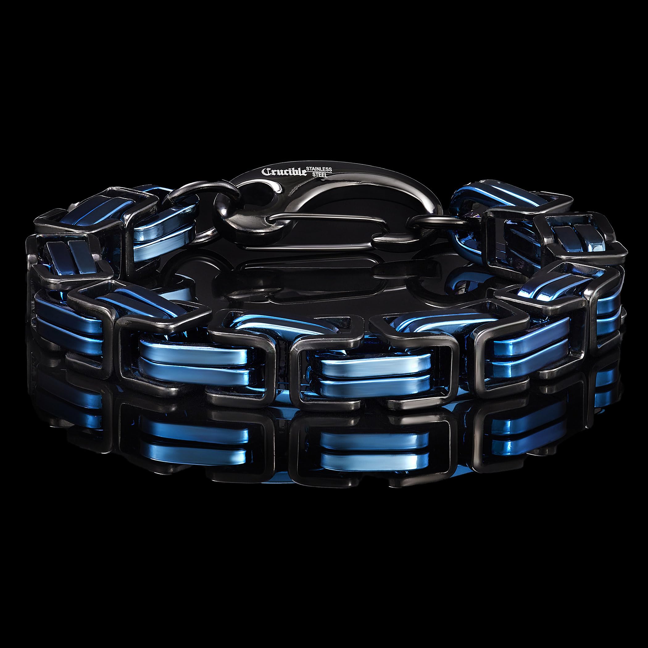 Foto 4 pulgar | Pulsera West Coast Jewelry Crucible Para Hombre, Acero Bizantino - Venta Internacional.
