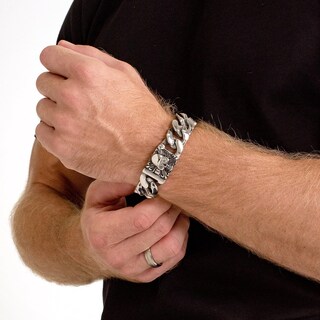 Foto 7 | Pulsera West Coast Jewelry Crucible De Acero Para Hombre, 20 Mm - Venta Internacional.