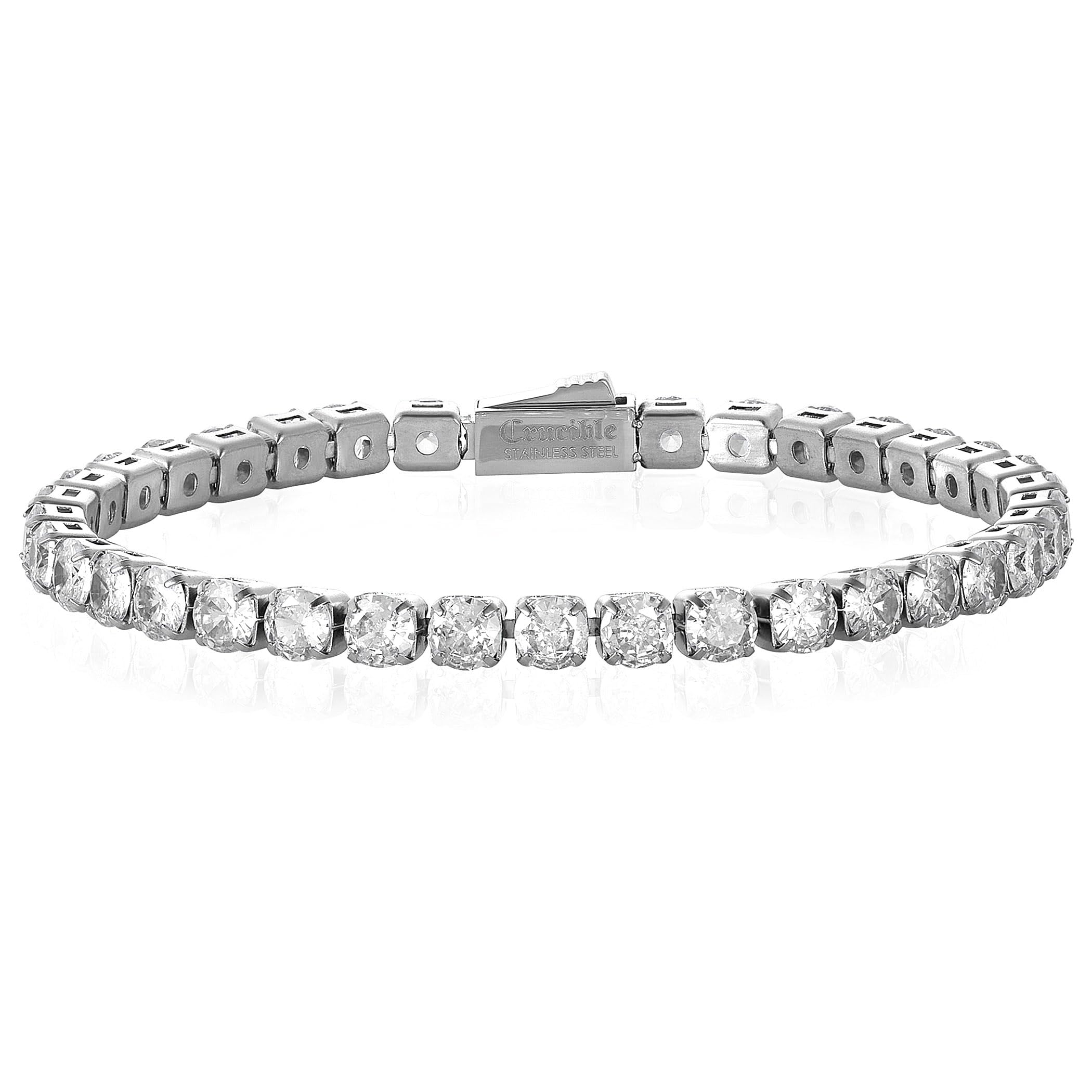 Foto 2 pulgar | Pulsera De Tenis West Coast Jewelry Crucible Para Hombre, Acero - Venta Internacional.