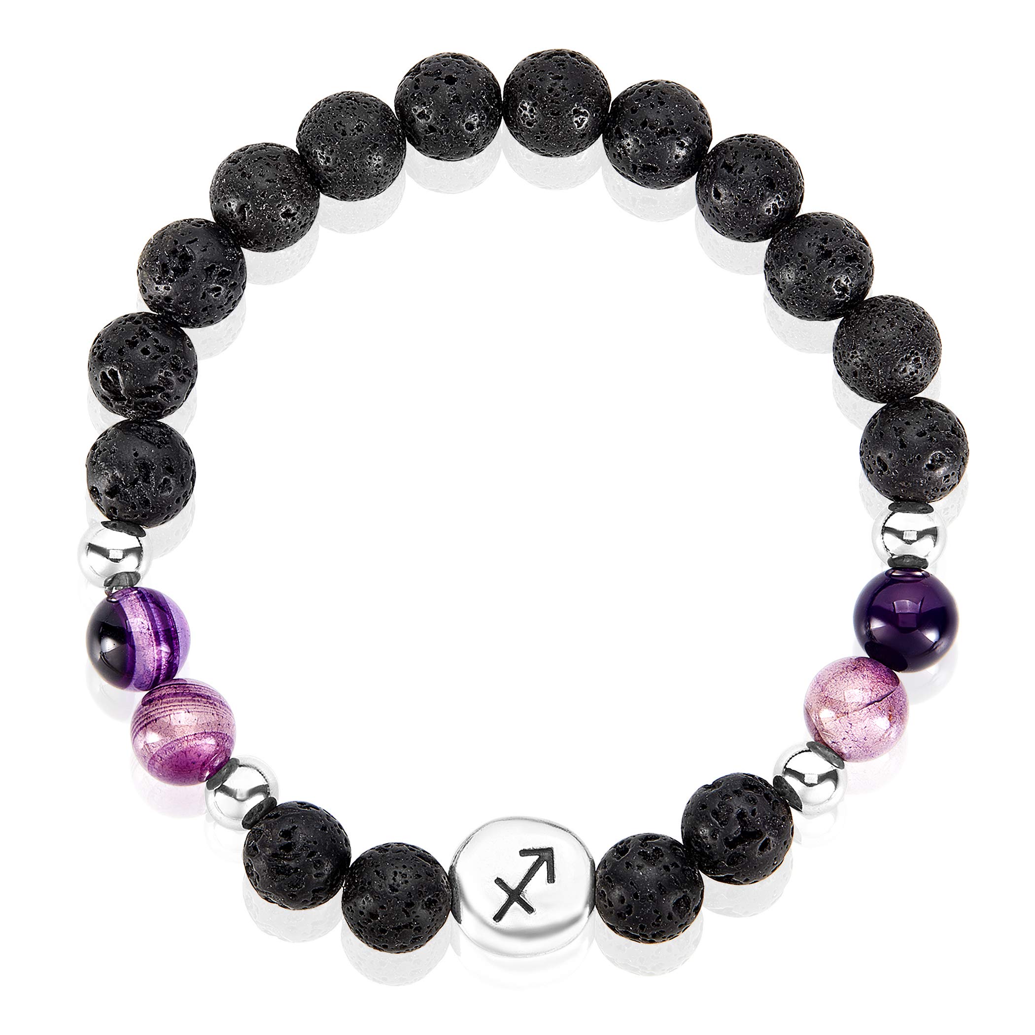 Foto 3 pulgar | Pulsera West Coast Jewelry Para Hombre Con El Signo Zodiacal De Sagitario - Venta Internacional.