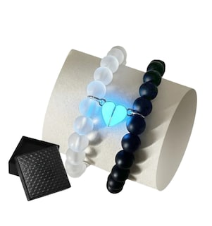 Foto 1 | 2 Pulsera De Parejas Imán Brilla Regalo Para Mujeres Hombres